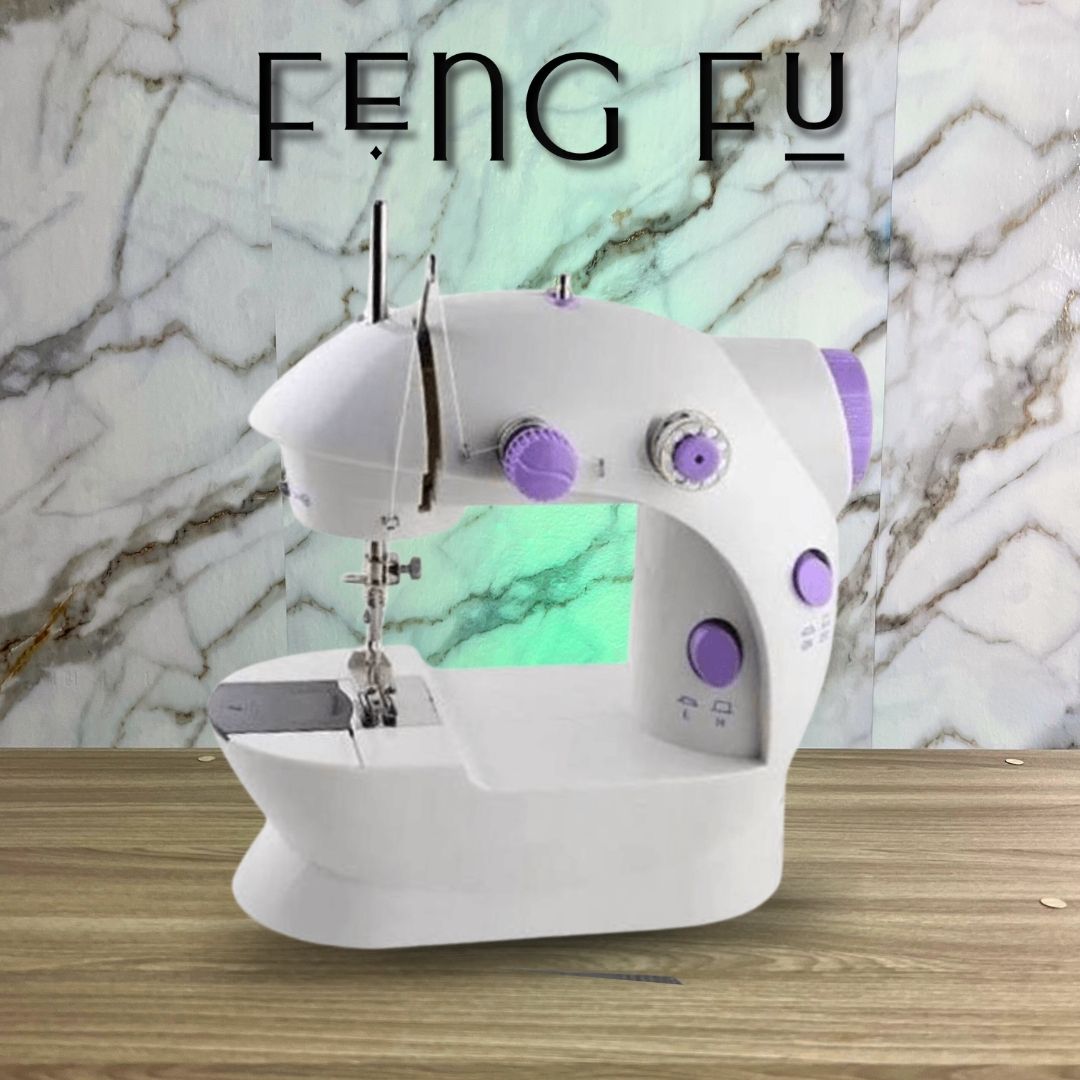 MINI MAQUINA DE COSER FENG FU - COMPACTA, PRÁCTICA Y FUNCIONAL