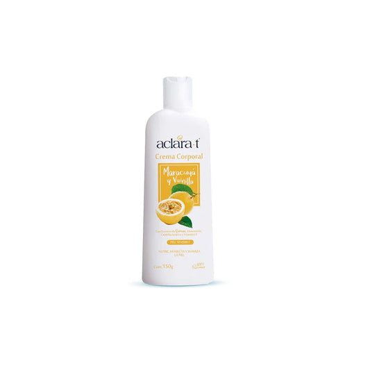 CREMA CORPORAL ACLARA - T DE MARACUYÁ Y VAINILLA 150 GR