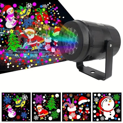 PROYECTOR LED NAVIDEÑO|CONECTA-APUNTA-DISFRUTA